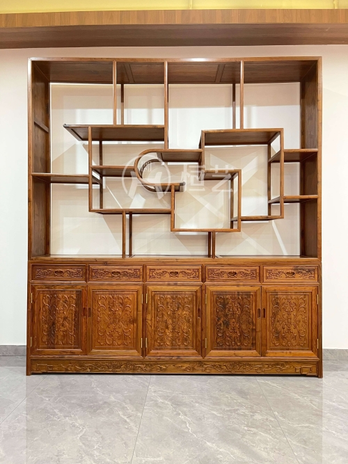 博古架  非洲檀香木