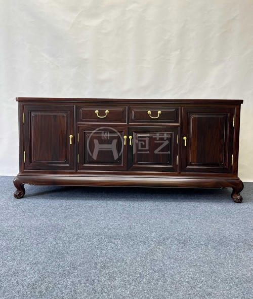 主房电视柜  阔叶黄檀