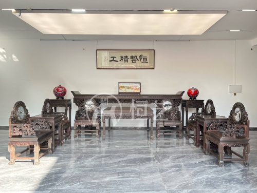 冲天灵芝中堂(恒艺)  交趾黄檀