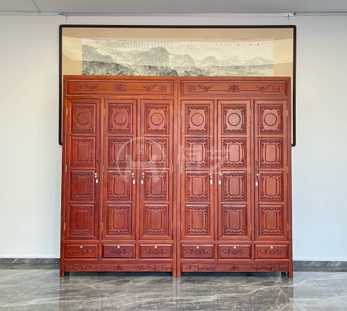 藏经柜（定制）  赞比亚花梨