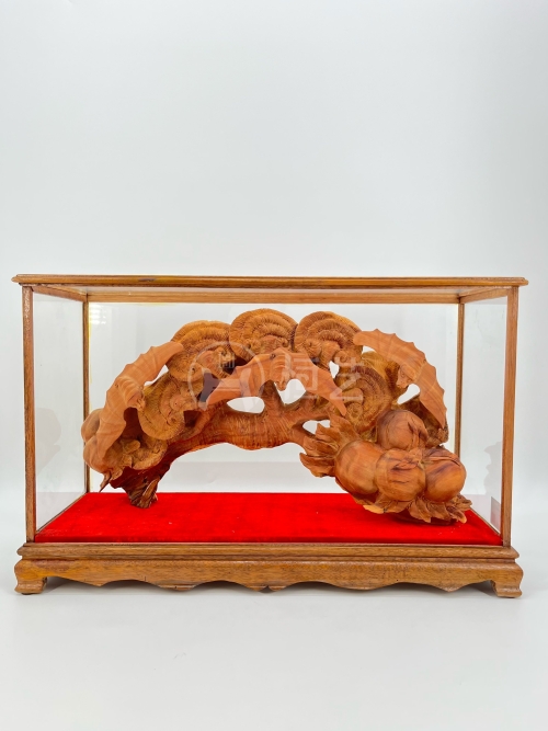 W福寿双至  崖柏木