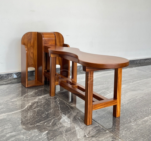 推拿多用椅 赞比亚花梨