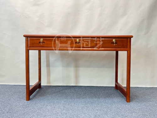 简易写字桌  赞比亚花梨