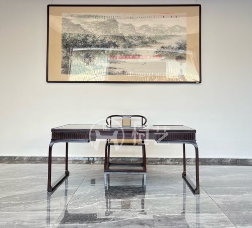 如意书桌  阔叶黄檀