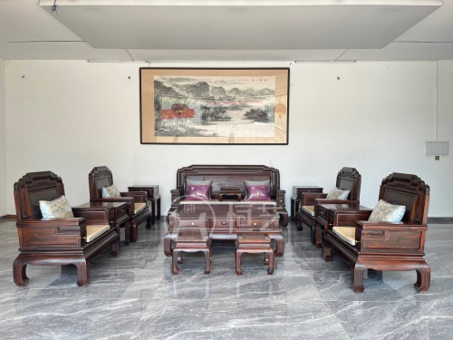 圆融沙发13件套  阔叶黄檀
