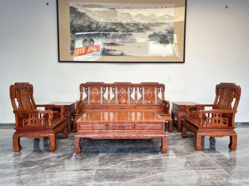 花鸟沙发 大果紫檀