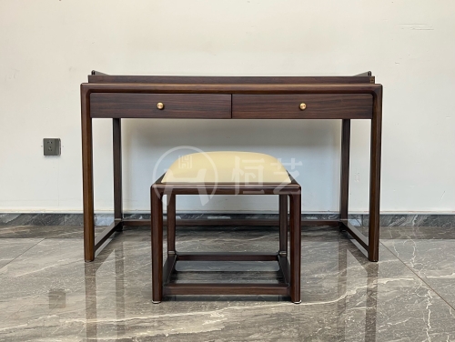 丰唐梳妆台  大黑檀