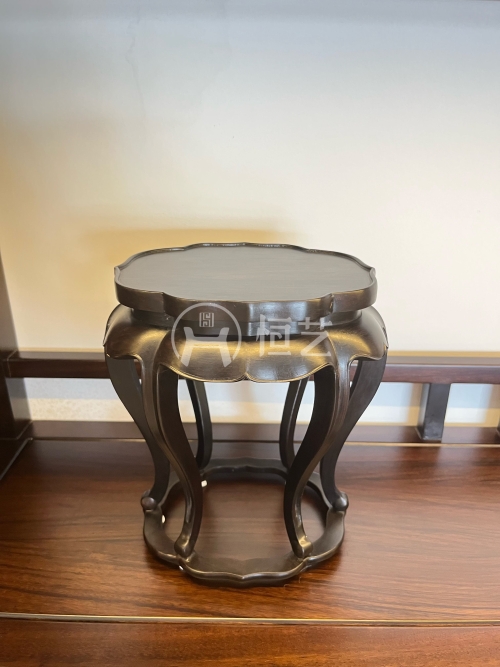 椭形花架  紫光檀