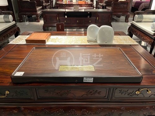 茶盘85*48  黑檀木