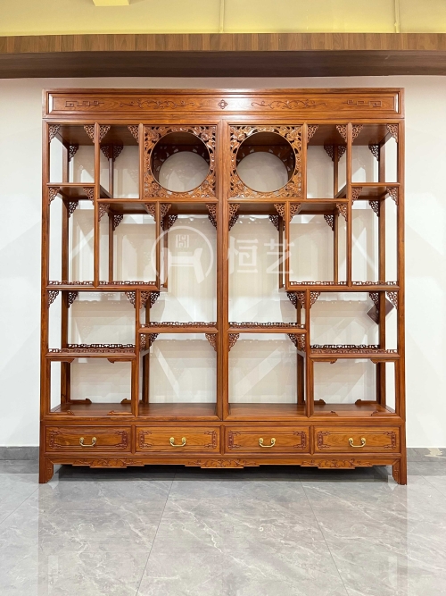 博古架  大果紫檀